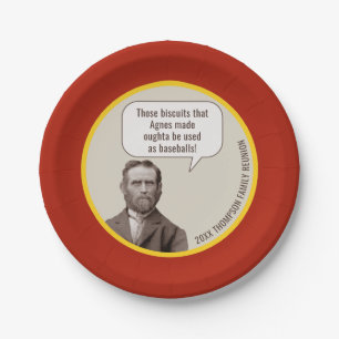 Prato De Papel Reunião Familiar   Fotografia antiga engraçada per