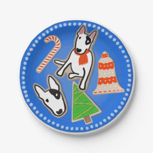 Prato De Papel Rex, a TV Terrier Christmas Goodies, placa de pape