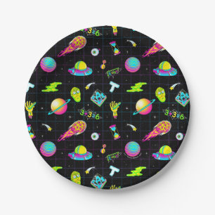 Prato De Papel RICK E MORTY™ Psicodélica 3 Padrão