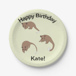 Prato De Papel Ring Tail Possums  