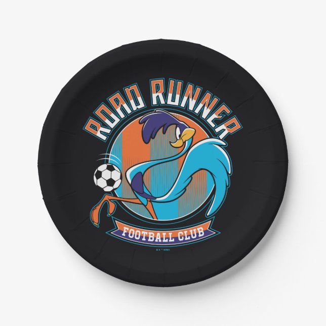 Prato De Papel ROAD RUNNER™ Football Club Badge (Frente)