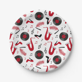 Prato De Papel Roaring 1920s Art Deco Paper Plate 