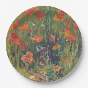 Prato De Papel Robert Vonnoh Papoulas Vermelhas 1888 Arte Impress