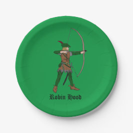 Prato De Papel Robin Hood Paper Plate