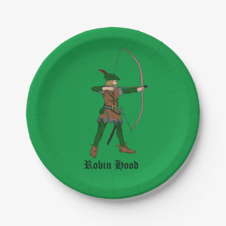 Prato De Papel Robin Hood Paper Plate