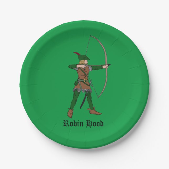 Prato De Papel Robin Hood Paper Plate (Frente)