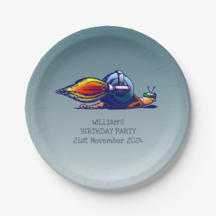 Prato De Papel Rocket Snail