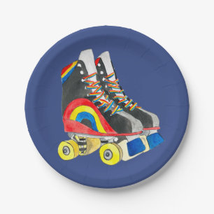 Prato De Papel Rollerskates retro 80