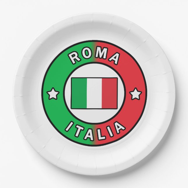 Prato De Papel Roma Itália (Frente)