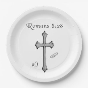 Prato De Papel romanos 8:28