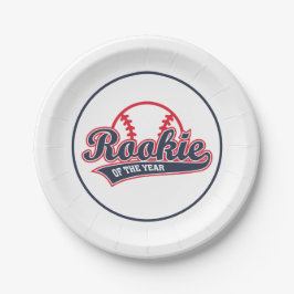 Prato De Papel Rookie do Ano