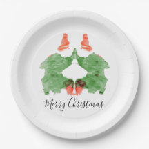 Rorschach Inkblot Papai noel Elves