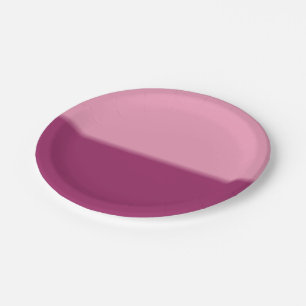Prato De Papel Rosa Amaranto e Roxo Amaranto