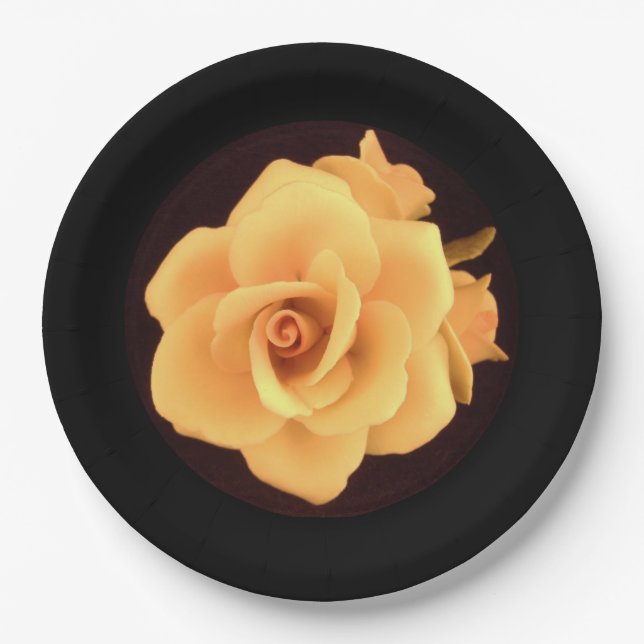 Prato De Papel Rosa Amarela, Foto de 2004. (Frente)