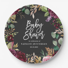 Prato De Papel Rosa, burgata, + cor d'água fig floral e script