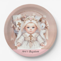 Rosa de Batismo Dourado Cesta de Natal