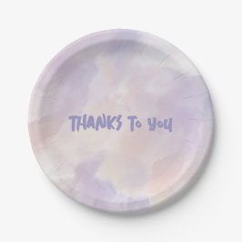 Prato De Papel Rosa - Dia de os namorados roxo