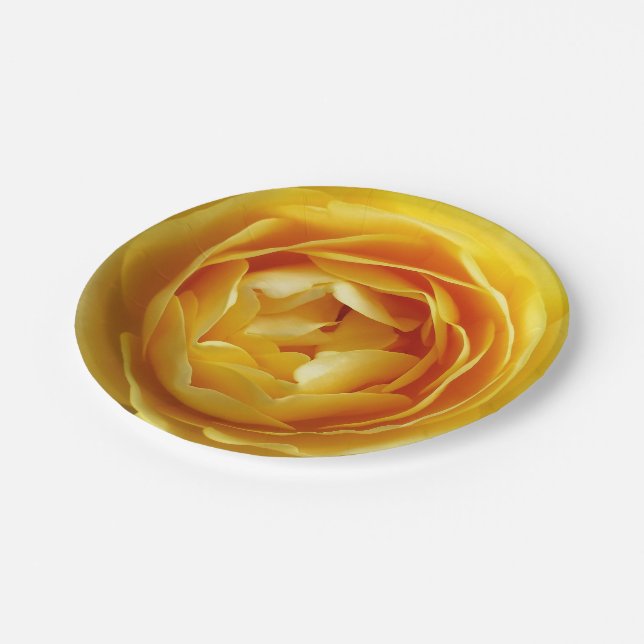 Prato De Papel rosa e rosebud (Inclinado)