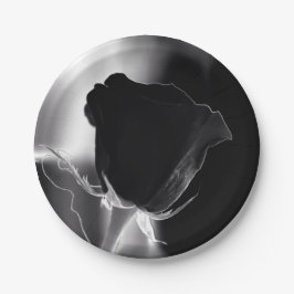 Prato De Papel Rosa Noire