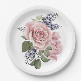 Prato De Papel Rosa País Rosa