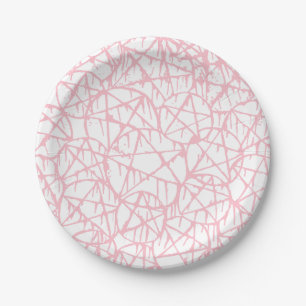 Prato De Papel rosa pastel pentagrama gótico punk