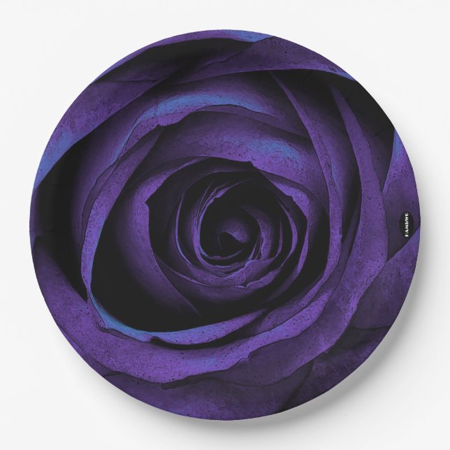 Prato De Papel Rosa Roxo HAMbWG da Placa de Janto de Papel (Frente)