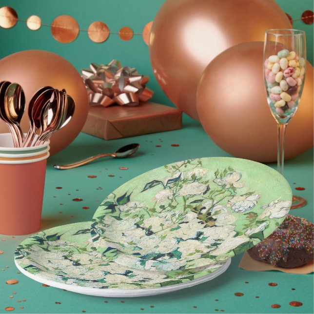 Prato De Papel Rosas, Vincent van Gogh (Múltiplo)