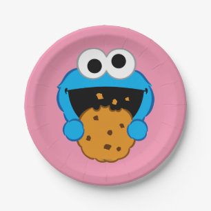 Prato De Papel Rosto de Cookie
