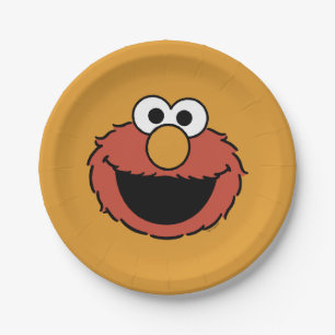 Prato De Papel Rosto Sorridente do Elmo