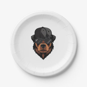 Prato De Papel Rottweiler Gangster