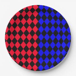 Prato De Papel  Rouge et bleue punk Legging