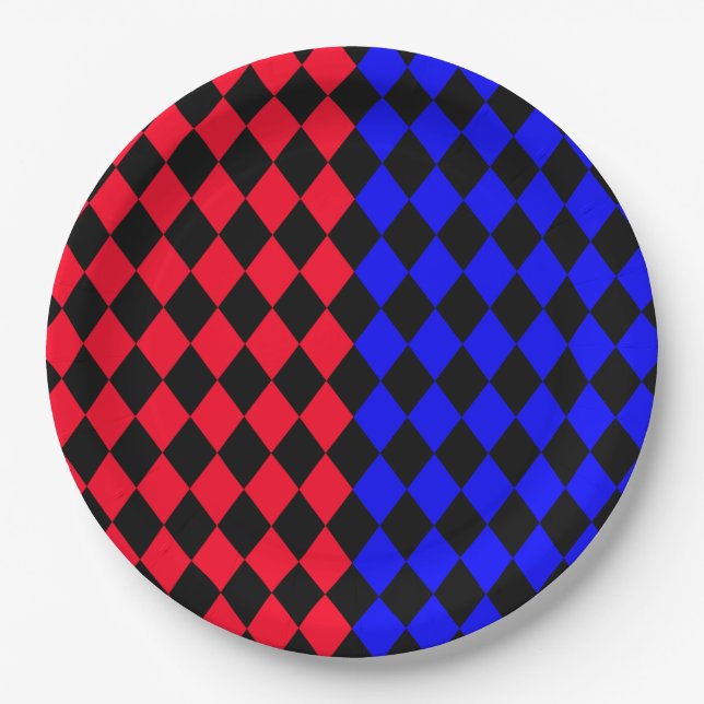 Prato De Papel  Rouge et bleue punk Legging (Frente)