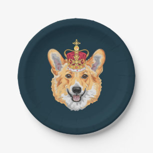 Prato De Papel Royal Corgi