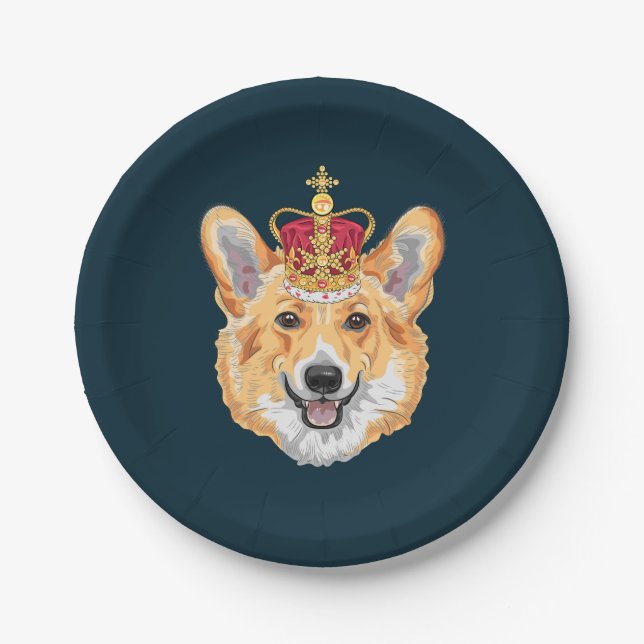 Prato De Papel Royal Corgi (Frente)