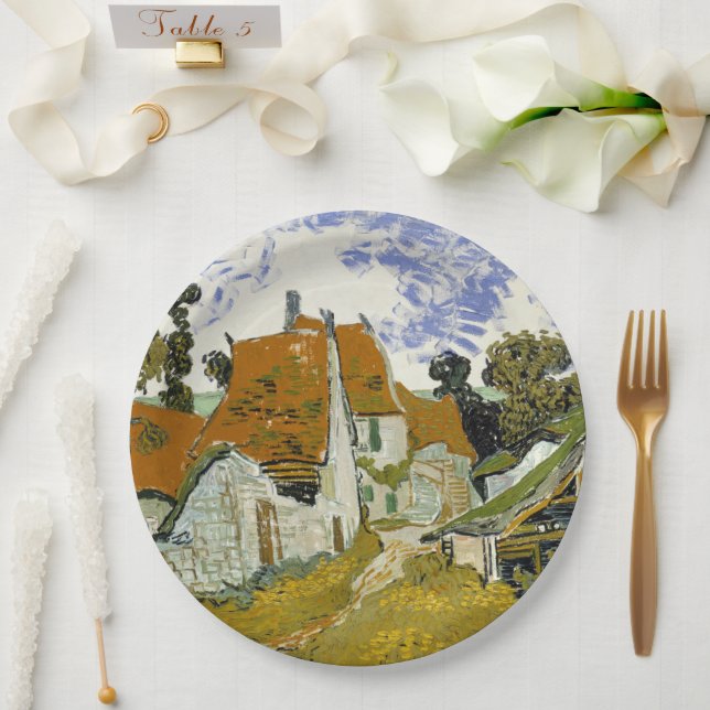 Prato De Papel Rua Auvers-sur-Oise Vincent van Gogh (Casamento)