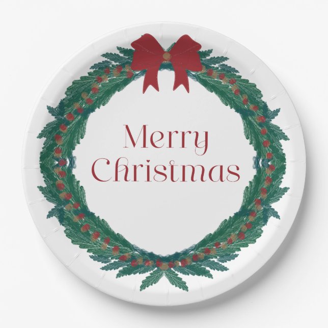 Prato De Papel Rua de Natal (Frente)