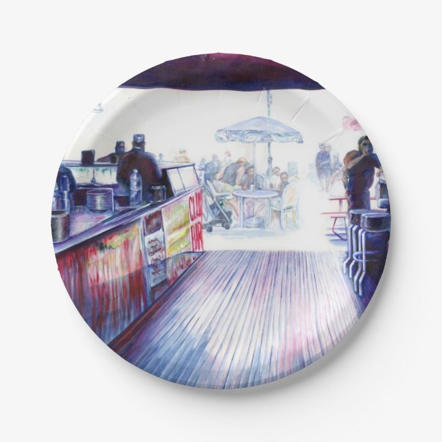 Prato De Papel Ruby's, Coney Island, Nova York (Frente)