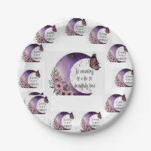 💜 RÚPIDA 💜 LUA DESIGN INPaper Plate
