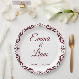 Prato De Papel Rustic Mexican Wedding Paper Plates – Papel Picado