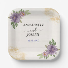 Prato De Papel Rustic Summer aesthetic Wildflower Wedding