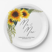 Rustic Sunflower Script Sr. e Sra. Wedding