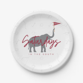 Prato De Papel Sábados de futebol nas prateleiras de papel do Sul