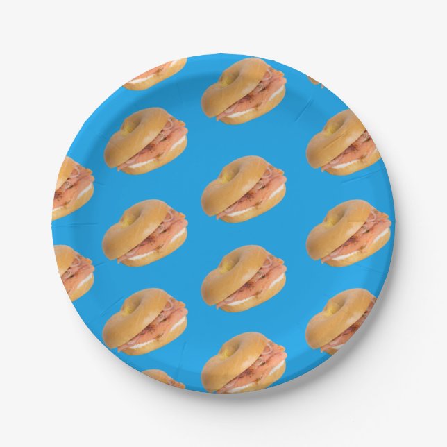 Prato De Papel Sacos fazem tudo melhor judeu Deli Brunch (Frente)