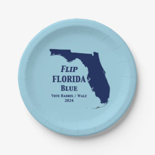 Prato De Papel Sacudir Florida Blue em 2024