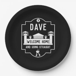 Prato De Papel Saia Da Prisão Presente De Libertação