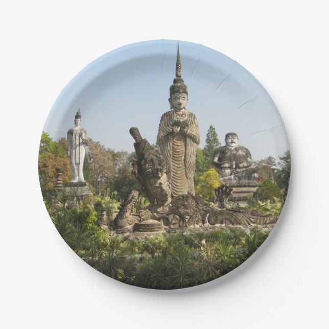 Prato De Papel Sala Keo Kou, Nong Khai, Tailândia (Frente)