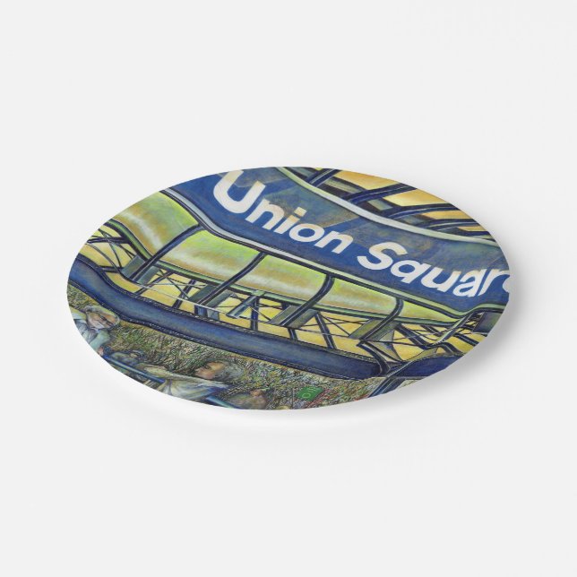 Prato De Papel Salão da Union Square (Inclinado)