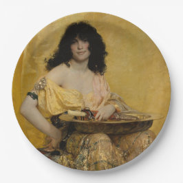 Prato De Papel Salomé (Retrato feminino) (por Henri Regnault)