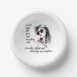 Prato De Papel Salty e Defiant