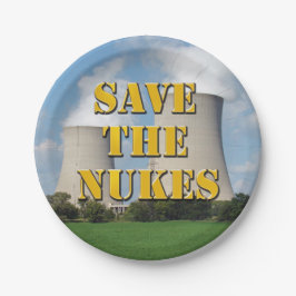 Prato De Papel Salve Os Nukes